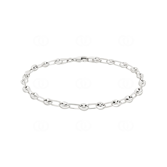 Semi Solid Marine Bracelet 925 Silver 4.5mm - AR-925-159