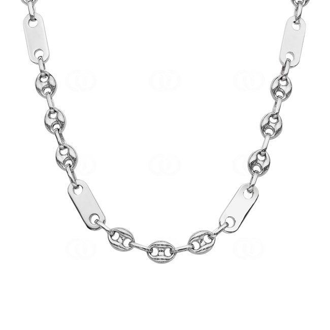Marine Chain 3+1 925 Silver 6.5mm - KE-925-165-6