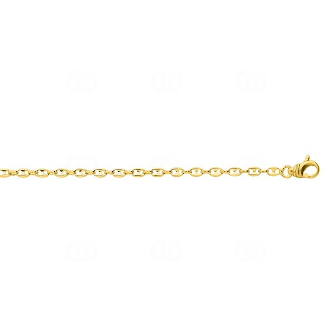 Schiffsankerkette massiv 750/18 K Gelbgold 2.5mm - 539