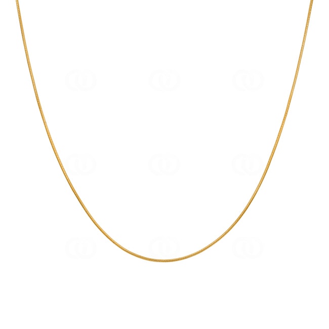 Collier serpent or jaune 750/18 ct 0.9mm Collier serpent or jaune 750/18 ct 0.9mm - 1143.09303