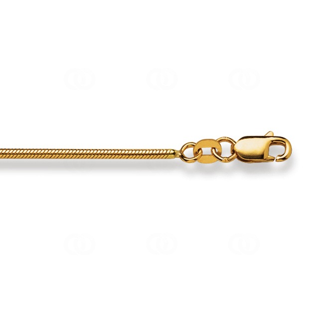 Collier serpent or jaune 750/18 ct 1,6mm Collier serpent or jaune 750/18 ct 1,6mm - 1135.03076