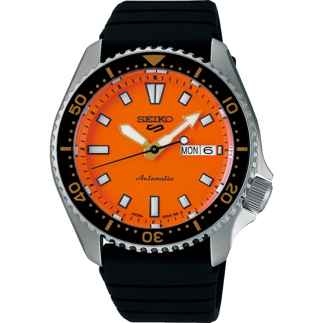 Seiko 5 Sports Day-Date Orange SKX Re-Interpretation - SRPL89K1