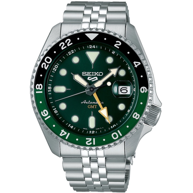 Seiko 5 Sports GMT Deep Green SKX Re-Interpretation - SSK035K1