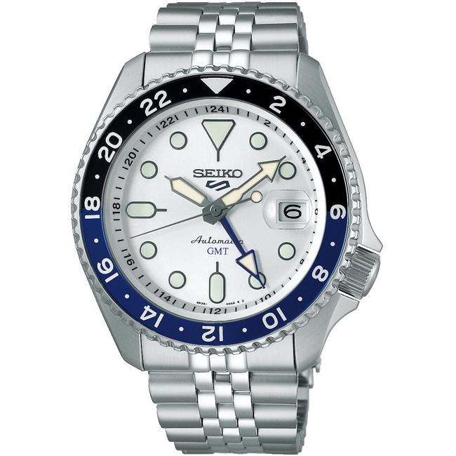 Seiko 5 Sports GMT Silver Cloud SKX Re-Interpretation Seiko 5 Sports GMT Silver Cloud SKX Re-Interpretation - SSK033K1