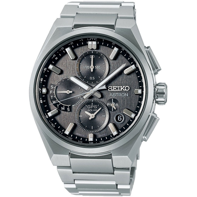 Seiko Astron 5X GPS Solar Dual Time Chronograph 42mm - SSH163J1