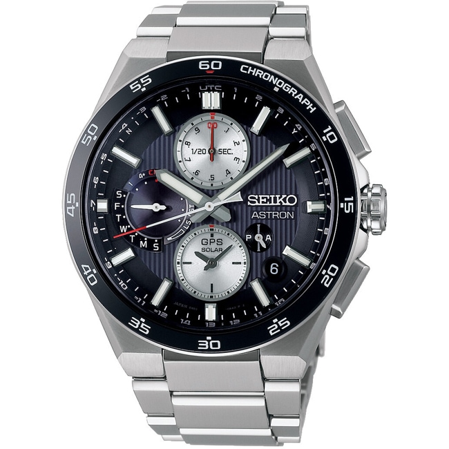 Seiko Astron 5X GPS Solar Dual Time Chronograph - SSH151J1