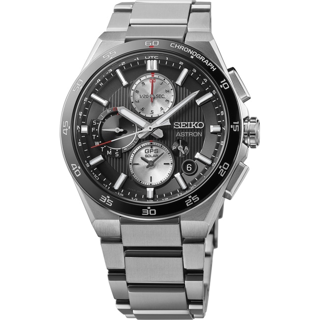 Seiko Astron 5X GPS Solar Dual Time Chronograph - SSH151J1