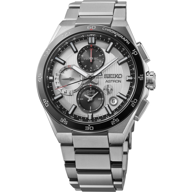 Seiko Astron 5X GPS Solar Dual Time Chronograph - SSH153J1