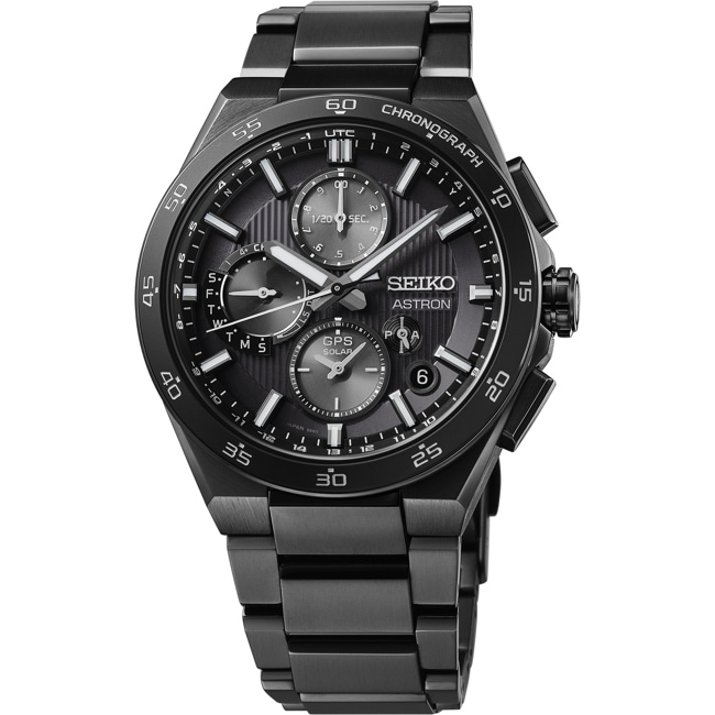Seiko Astron 5X GPS Solar Dual Time Chronograph - SSH155J1