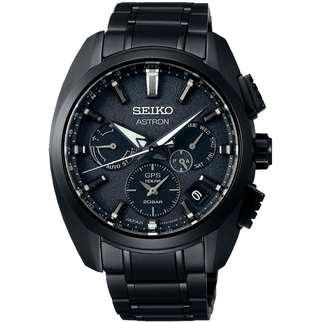 Seiko Astron GPS Solar 5X Dual Time Sport Titanium - SSH069J1
