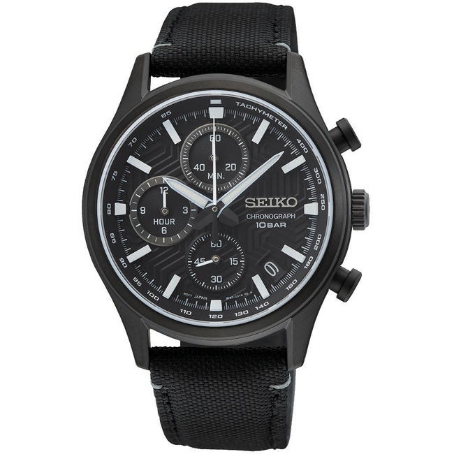 Seiko Conceptual Chronograph Black - SSB421P1