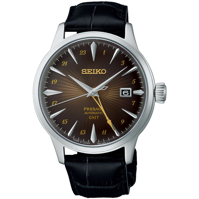 Seiko Presage Automatique GMT Rusty Nail Cocktail Time - SSK039J1