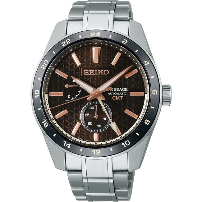 Seiko Presage Automatik GMT Sharp Edged Keshizumi - SPB275J1