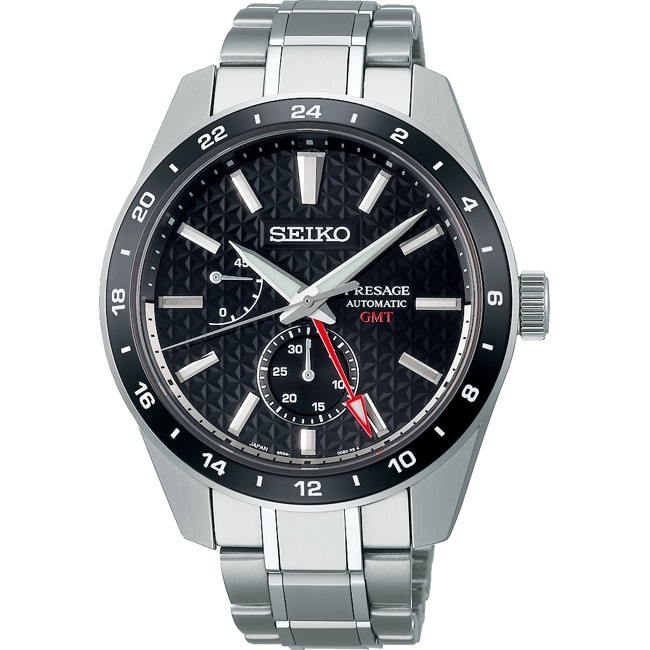 Seiko Presage Automatique GMT Sharp Edged Noir - SPB221J1