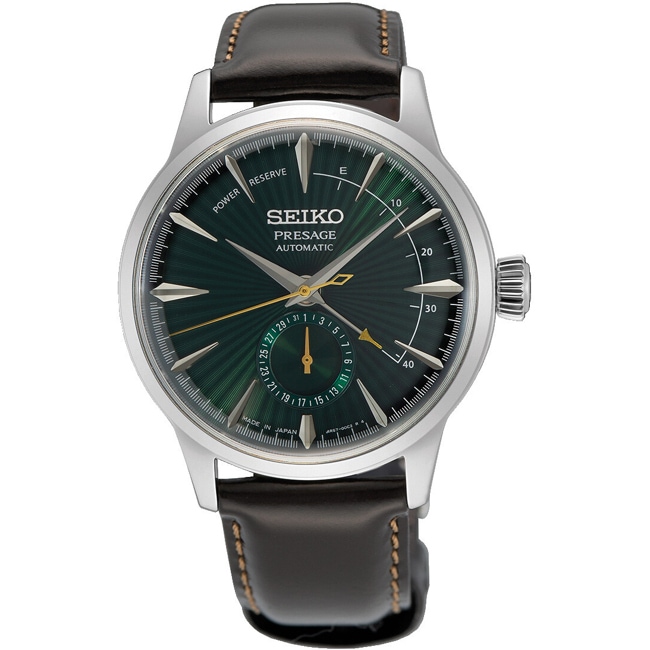 Seiko Presage Automatik Power Reserve Mockingbird Cocktail Time - SSA459J1