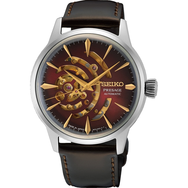 Seiko Presage Automatic Red Brick Cocktail Time Limited Edition Seiko Presage Automatic Red Brick Cocktail Time Limited Edition - SSA457J1