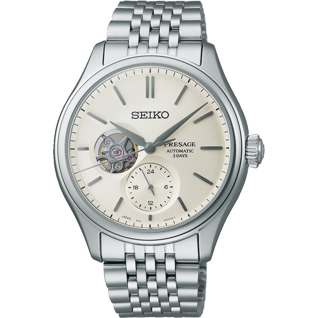 Seiko Presage Classic Automatic Open Heart Shiro-iro - SPB469J1