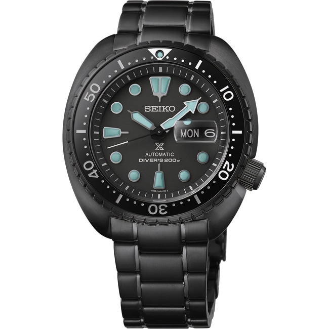 Seiko Prospex Black Series Night Vision Turtle Diver - SRPK43K1