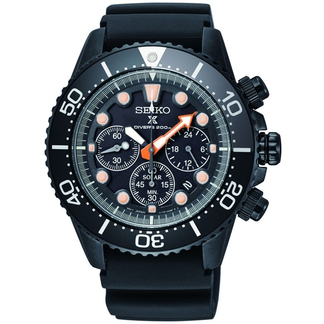Seiko Prospex Black Series Solar Chronographe Diver`s Special Edition - SSC673P1