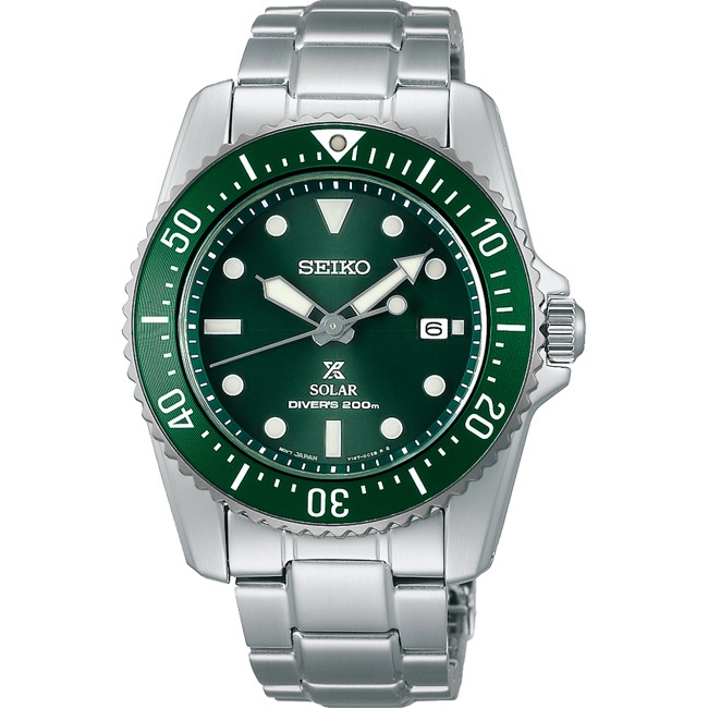 Seiko Prospex Compact Solar Diver Vert - SNE583P1