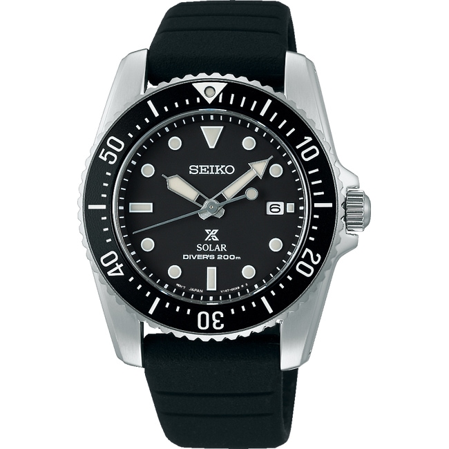Seiko Prospex Compact Solar Diver Black - SNE573P1