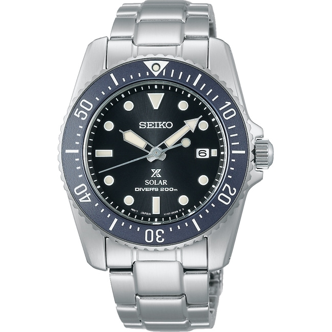 Seiko Prospex Compact Solar Diver Blau - SNE569P1