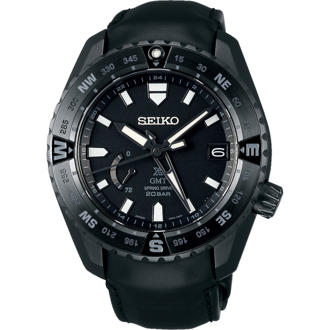Seiko Prospex LX Land Spring Drive GMT Black Edition - SNR027J1