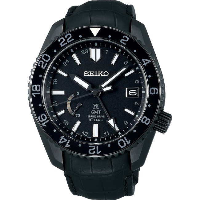 Seiko Prospex LX Sky Spring Drive GMT Black Edition - SNR035J1