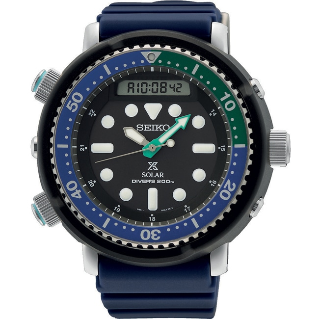 Seiko Prospex Solar Analog-Digital Diver´s Tropical Lagoon Special Edition - SNJ039P1