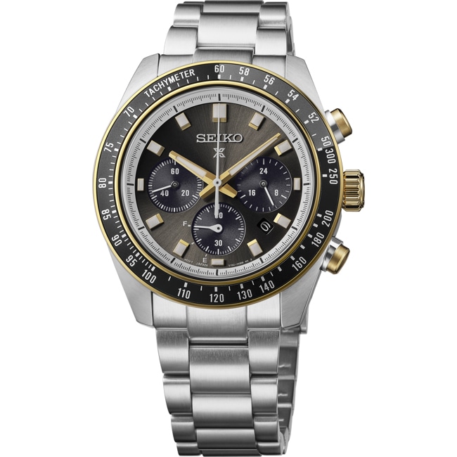 Seiko Prospex Speedtimer Solar Chronograph Champagne Fight Gold - HBJ002P1