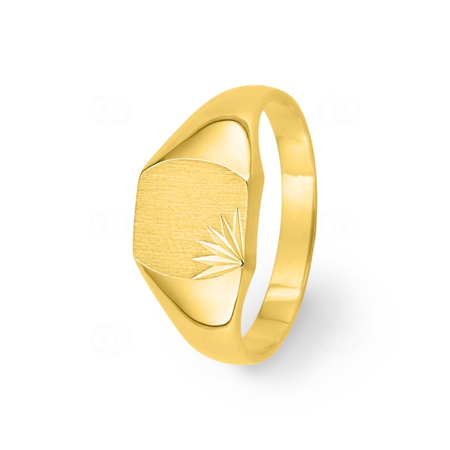 Siegelring 375/9 K Gelbgold massiv Siegelring 375/9 K Gelbgold massiv - 9K1154.7