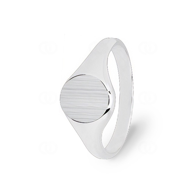 Siegelring 925 Silber gebürstet 10 x 9mm - 307058