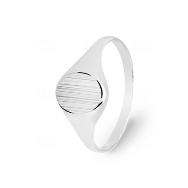 Chevalière argent 925 brossé 8 x 7mm - 307057