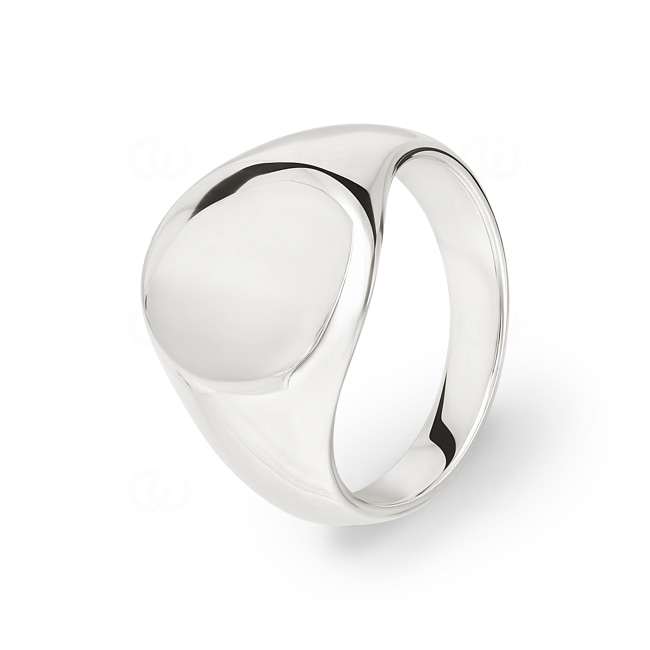 Siegelring 925 Silber rhodiniert, Lady - 337604