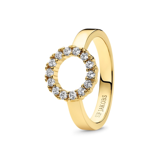 Sif Jakobs Biella Piccolo Bague - SJ-R337-CZ(YG)