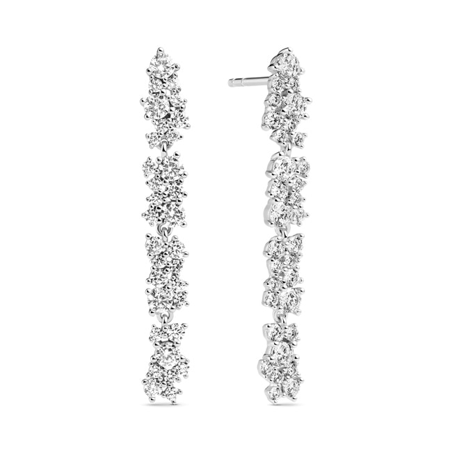 Sif Jakobs Cristallo Lungo Boucles d'oreilles pendantes - SJ-E2495-CZ