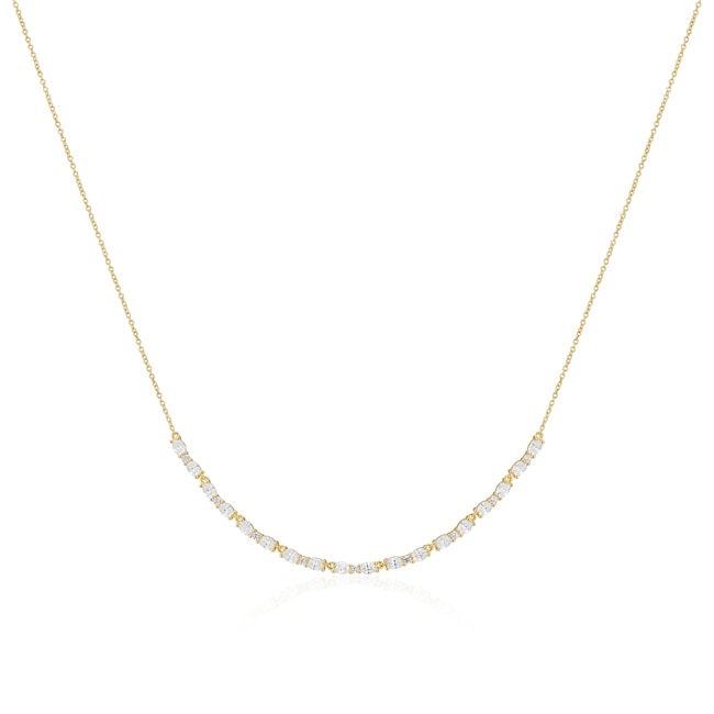 Sif Jakobs Ellera Ovale Necklace - SJ-N2415-CZ-YG