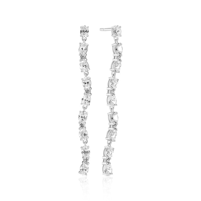 Sif Jakobs Ellera Ovale Tredici Drop Earrings - SJ-E2419-CZ