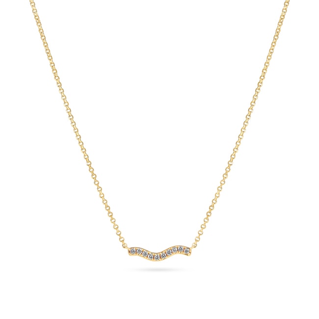 Sif Jakobs Ellera Waves Collier - SJ-N3859-CZ-YG