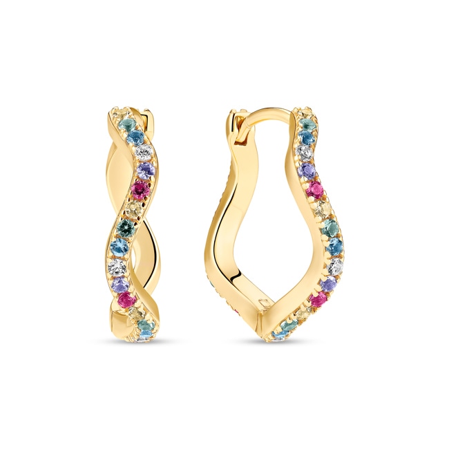 Sif Jakobs Ellera Waves Grande Créoles - SJ-E3869-XCZ-YG