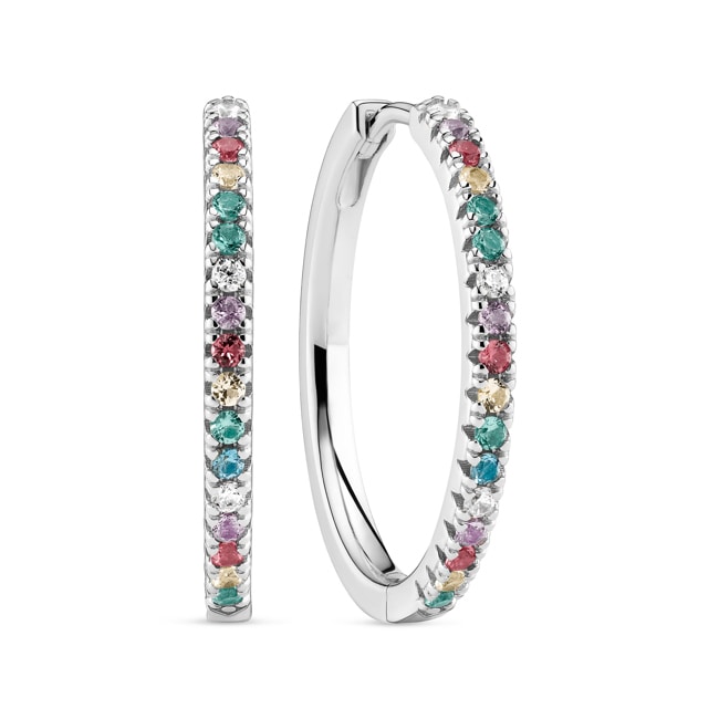 Sif Jakobs Ellera X-Grande Hoop Earrings - SJ-E22030-XCZ-SS