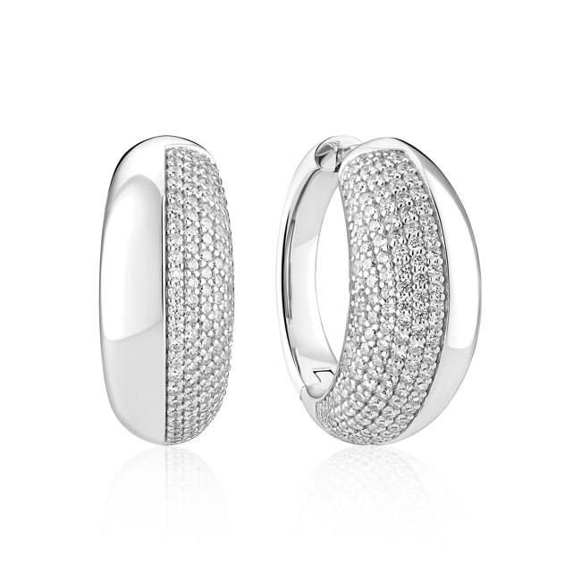 Sif Jakobs Fasano Grande Hoop Earrings - SJ-E2488-CZ