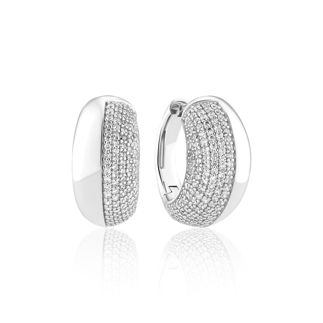 Sif Jakobs Fasano Piccolo Hoop Earrings - SJ-E2487-CZ