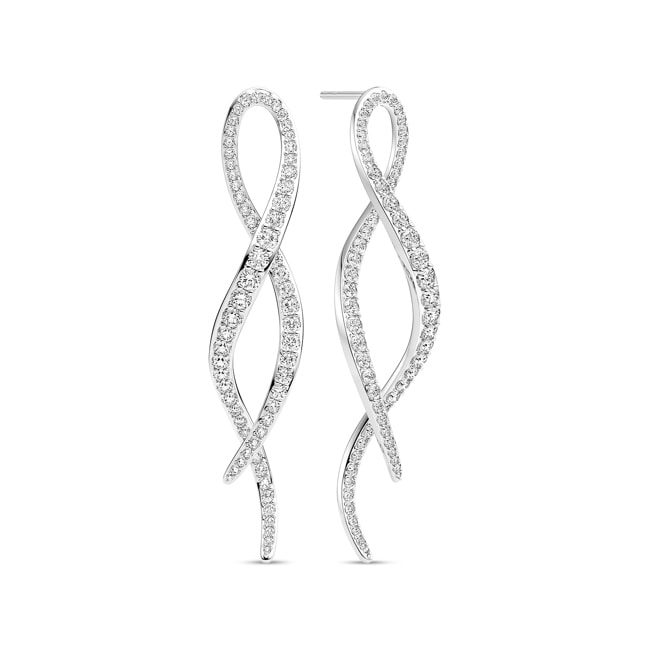 Sif Jakobs Infinito Lungo Drop Earrings - SJ-E2872-CZ