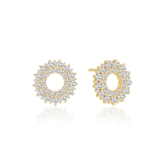 Sif Jakobs Livigno Stud Earrings - SJ-E2361-CZ-YG