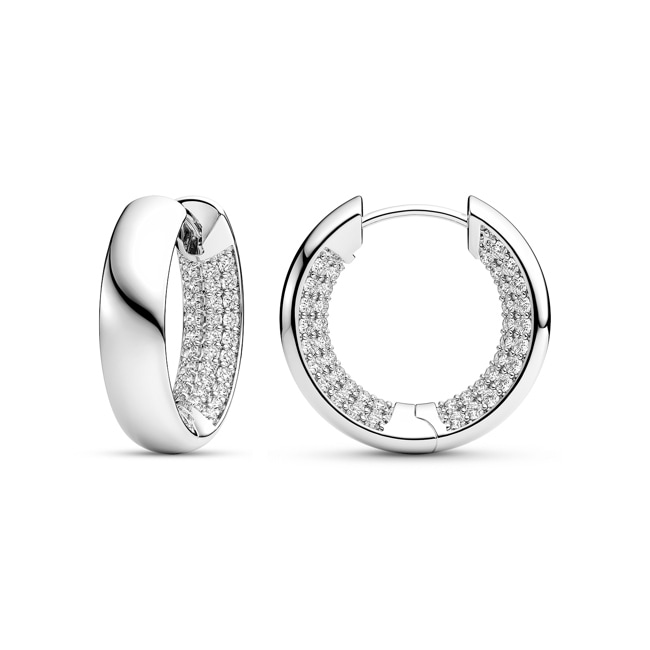 Sif Jakobs Melzo Piccolo Hoop Earrings - SJ-E2860-CZ