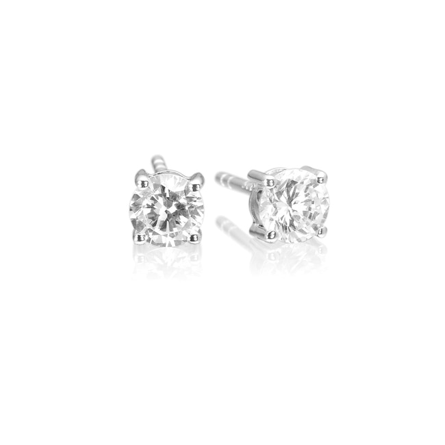 Sif Jakobs Princess Round Clous d'oreilles - SJ-E5MMRD-CZ