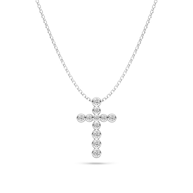 Sif Jakobs Sardinien Croce Necklace - SJ-N2667-CZ