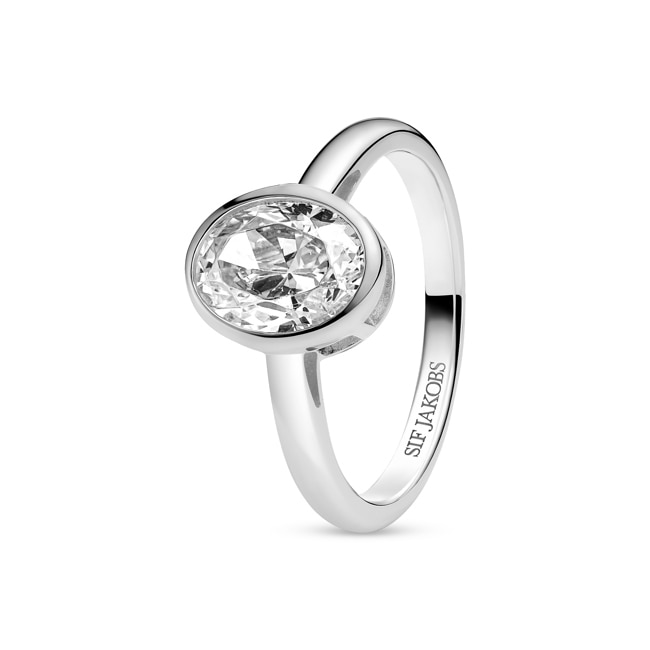Sif Jakobs Sardinien Ovale Grande Solitaire Ring - SJ-R2796-CZ