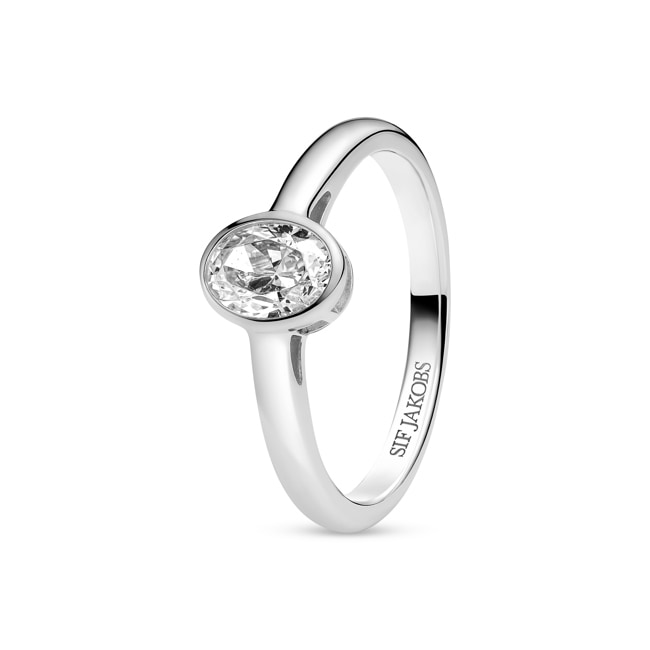 Sif Jakobs Sardinien Ovale Piccolo Solitaire Ring - SJ-R2795-CZ
